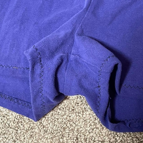 purple tribal print Mossimo Foldover mini shorts (reworked/upcycled) - Picture 3 of 6